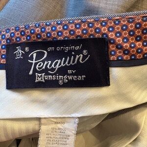 Original Penguin Men’s Gray Plaid Dress Pants